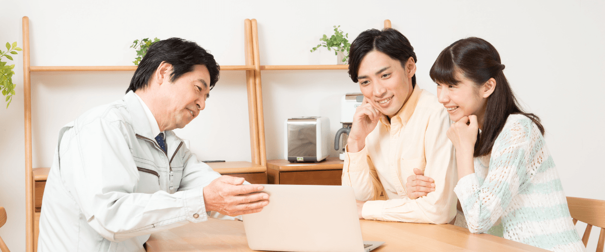 お施主様　スタッフ　写真